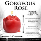 Flaming Rose Drip Candle - Dripping Candle