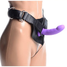 Strap U Strap On Kit Flaunt Strap On With Purple Silicone Dildo at the Haus of Shag