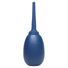 Blue enema bulb with flex tip silicone attachment from Flex Tip Silicone Attachment Kit