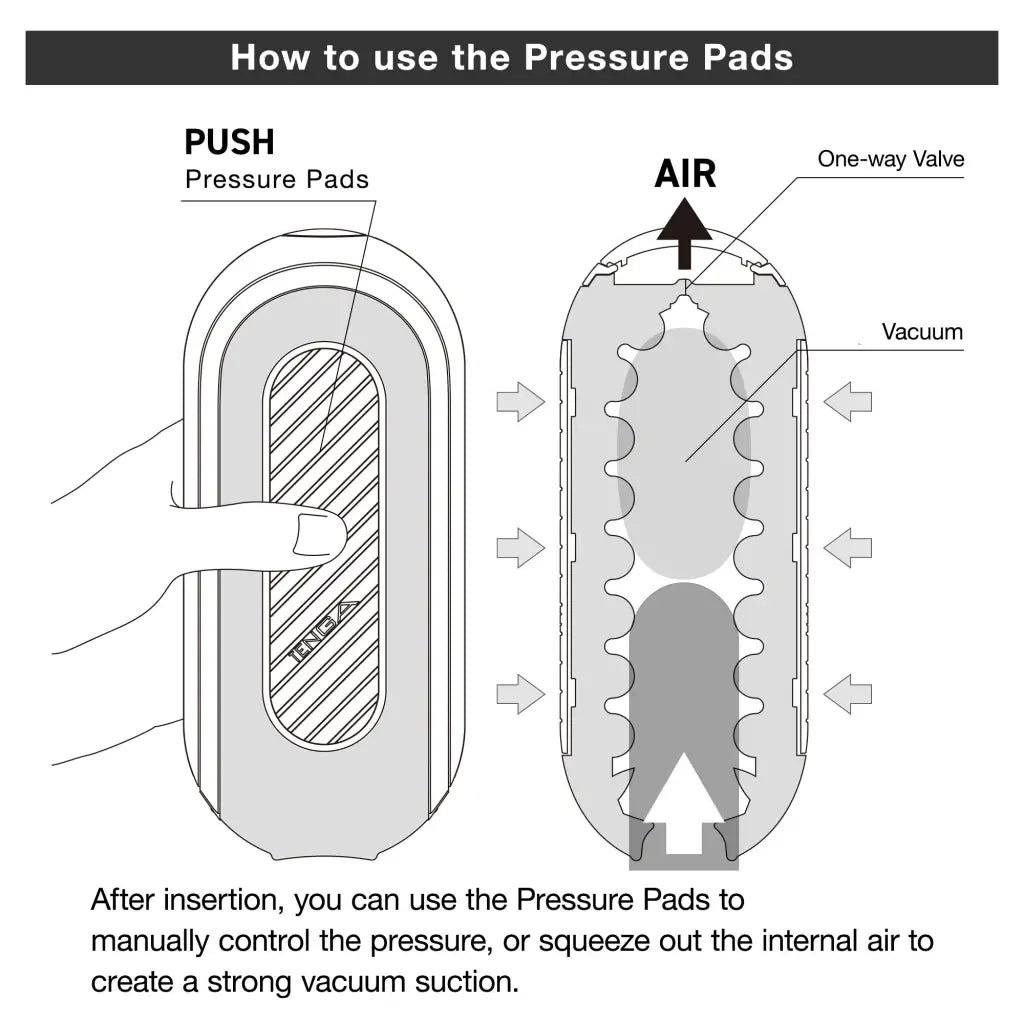 Flip Zero Gravity Vibrating - Manual Stroker