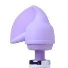 Purple Flutter Tip Silicone Wand Attachment: small plastic mushroom for versatile use