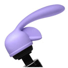 Wand Essentials Wand Attachment Purple Fluttering Kiss Dual Stimulation Silicone Wand Attachment at the Haus of Shag