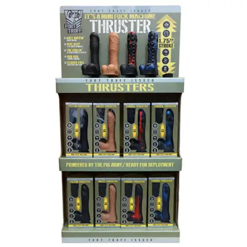 Fort Troff Thrusters Mini Fuck Machine Corrugated Display - Dildos and Dongs