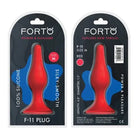 Forto F-11 Lungo Silicone Anal Plug Medium Red - Anal