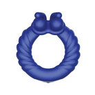 Forto F-24 Rechargeable Silicone Textured Vibrating Cock Ring for Enhanced Pleasure