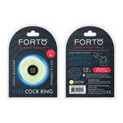 Forto F-33 Liquid Silicone Cock Ring - Glow in the Dark / Medium - Cock Ring