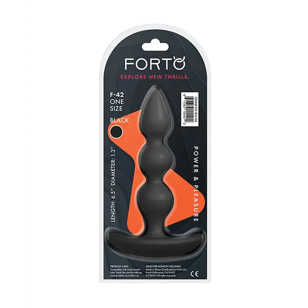 Forto F-42 Spiral Beads Silicone Anal Plug - Anal Beads