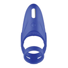 Forto F-48 Rechargeable Silicone Perineum Vibrating Double Cock Ring - Cock Ring