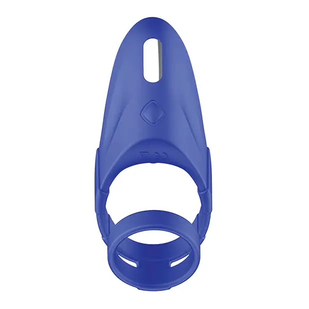 Forto F-48 Rechargeable Silicone Perineum Vibrating Double Cock Ring - Cock Ring