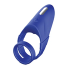 Forto F-48 Rechargeable Silicone Perineum Vibrating Double Cock Ring - Cock Ring