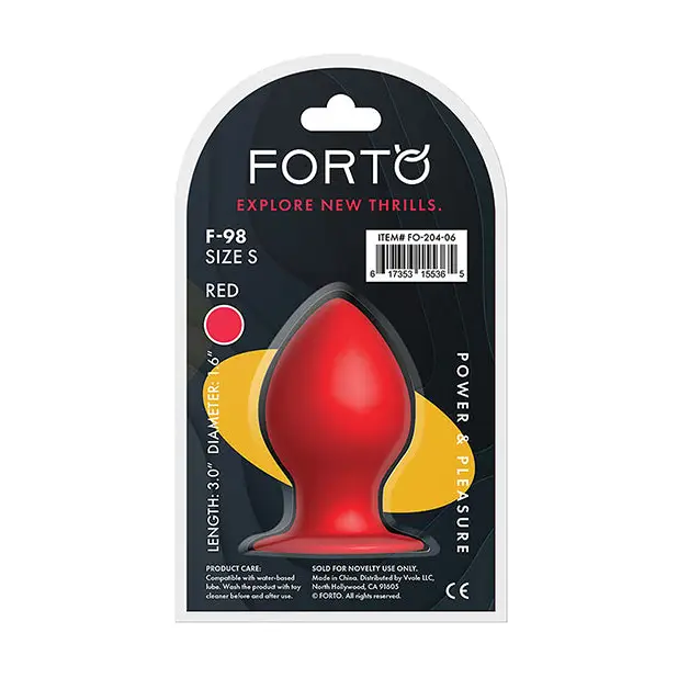 Forto F-98 Cone Silicone Anal Plug - Butt Plug