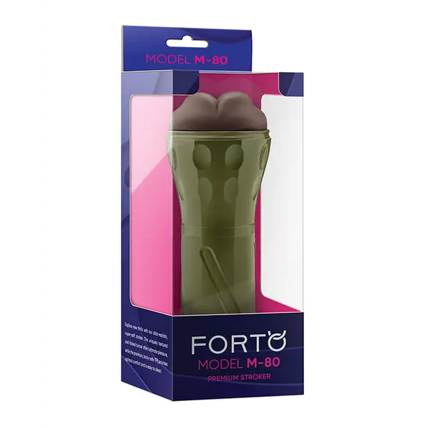 Forto Model M-80 Hard-Side Mouth Masturbator - Dark - Dolls & Masturbators