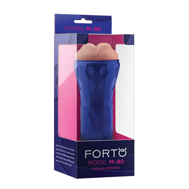 Forto Model M-80 Hard-Side Mouth Masturbator - Light - Dolls & Masturbators