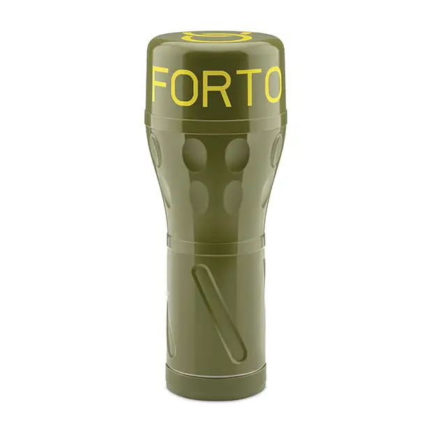 Forto Model V-20 Hard-Side Vagina Masturbator - Dark - Dolls & Masturbators