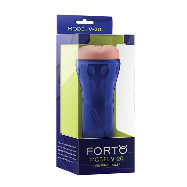 Forto Model V-20 Hard-Side Vagina Masturbator - Light - Dolls & Masturbators