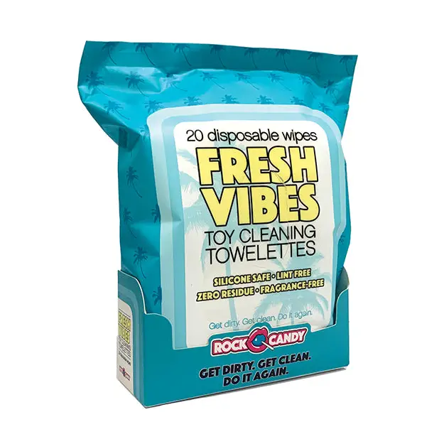 Fresh Vibes Toy Cleaning Towelettes Travel Size - Wipes