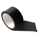 Roll of frisky bondage tape with a partially unrolled strip for versatile restraint play