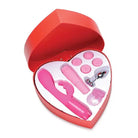 Frisky Vibrator Kit Pink Frisky Passion Deluxe Kit with Heart Gift Box at the Haus of Shag