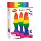 Frisky ’Rainbow Ready’ silicone anal trainer set with pride-themed packaging