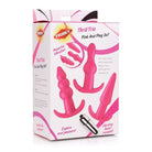 Frisky ’Thrill Trio’ Vibrating Anal Plug Set in Retail Box - Pink Adult Toy Set