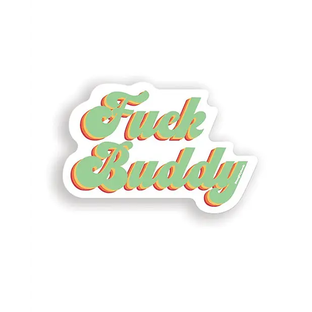 Fuck Buddy Naughty Sticker - Pack Of 3 - Stickers