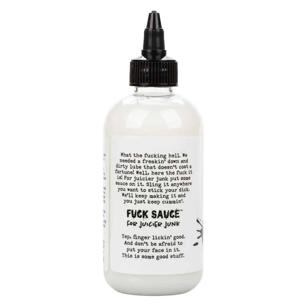 Fuck Sauce Cum Scented Lube 8oz - Water Based Lubricant