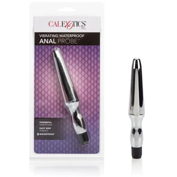 CalExotics Plug Silver Fujiko's Anal Probe Waterproof at the Haus of Shag