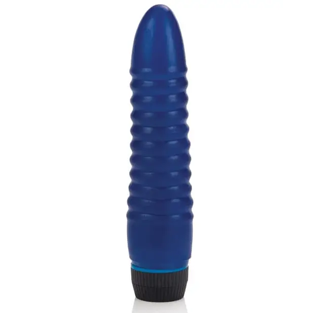 CalExotics Vibrator Future Flex Turbo Dyne Jelly - Blue at the Haus of Shag