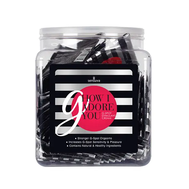 G How I Adore You G-spot Enhancement Cream - Tub Of 100 Single Use Packet - Clitoral Stimulant