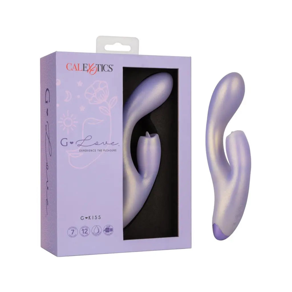 CalExotics Vibrator G-love G-kiss - Purple at the Haus of Shag