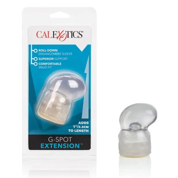 CalExotics Penis Enhancement G-spot Extension - Clear at the Haus of Shag