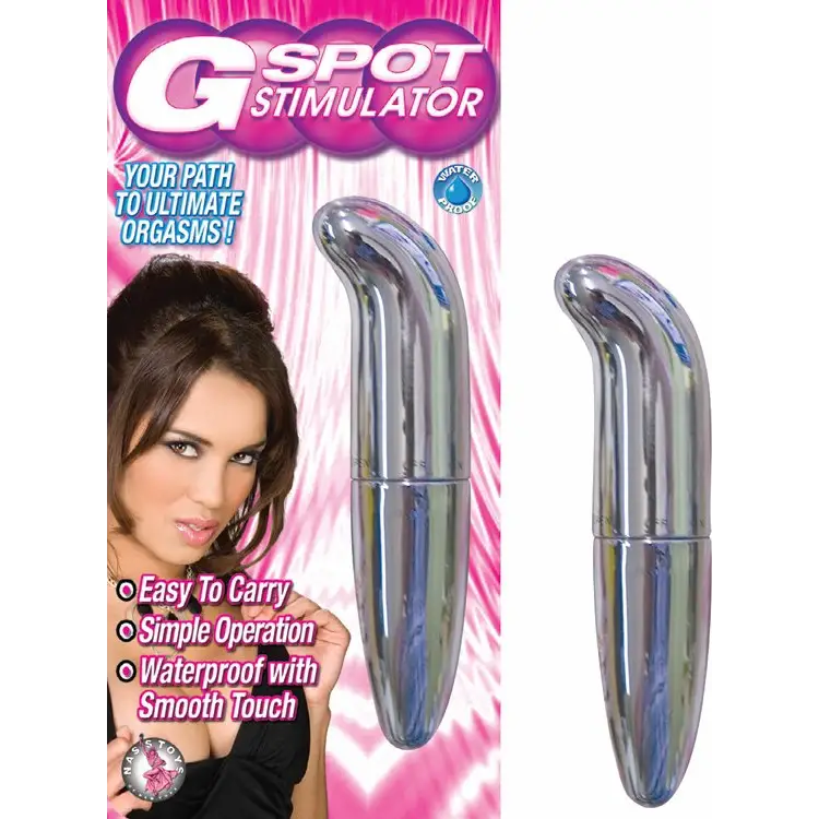 G Spot Stimulator Silver - Vibrators