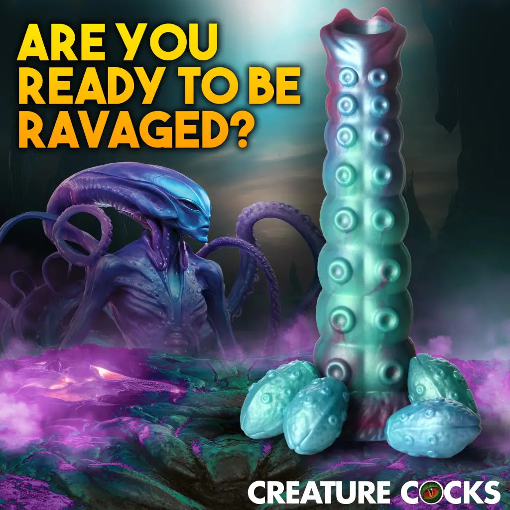 Galactic Breeder Ovipositor Silicone Dildo - Dildos