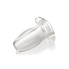 Master Series Hollow Plug Gape Glory Clear Hollow Anal Plug at the Haus of Shag