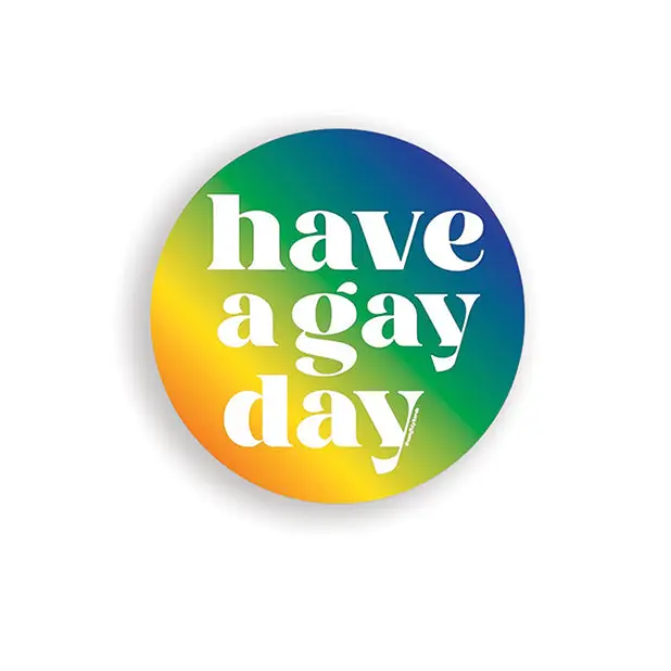 Gay Day Naughty Sticker - Pack Of 3 - Stickers