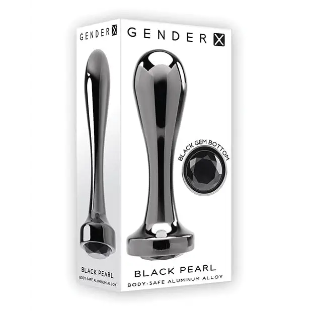 Gender X Plug Gender X Black Pearl Plug - Black at the Haus of Shag