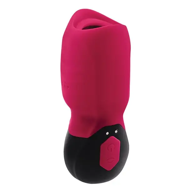 Gender X Manual Stroker Gender X Body Kisses Vibrating Suction Massager - Red/black at the Haus of Shag