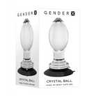 Gender X Plug Gender X Crystal Ball Plug W/suction Cup - Clear at the Haus of Shag