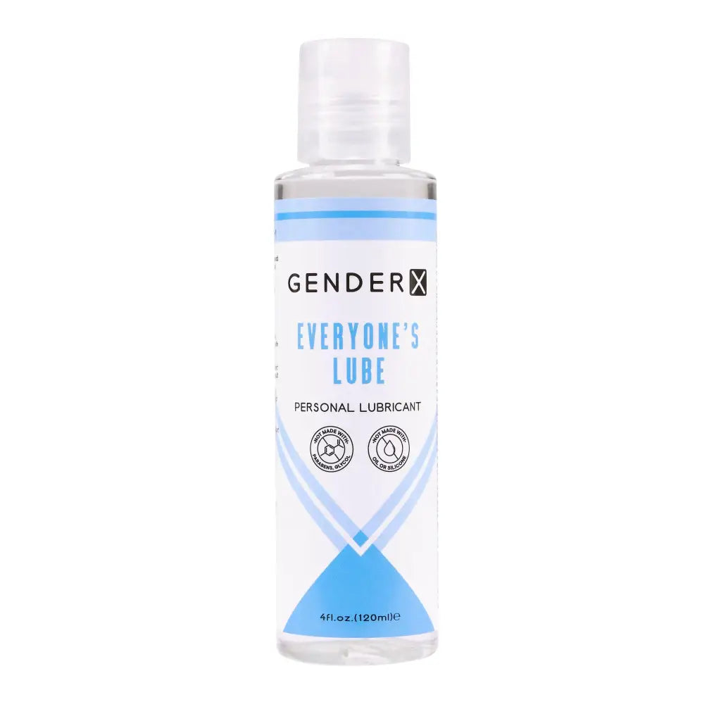 Gender X Lubricants and Toy Cleaners 4 Oz Gender X Everyone's Lube Water-Based Lubricant 4 oz. at the Haus of Shag