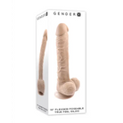 Gender X Flexskin Poseable True Feel 10’’ Dildo - Light - Dongs & Dildos