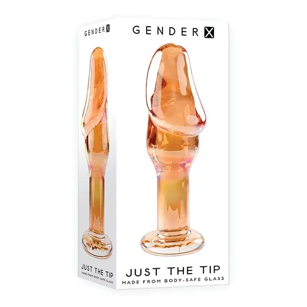 Gender X Plug Gender X Just The Tip Glass Plug - Multi Color at the Haus of Shag