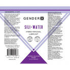 Gender X Lubricants and Toy Cleaners 4 Oz Gender X Sili-Water Hybrid Personal Lubricant 4 oz. at the Haus of Shag