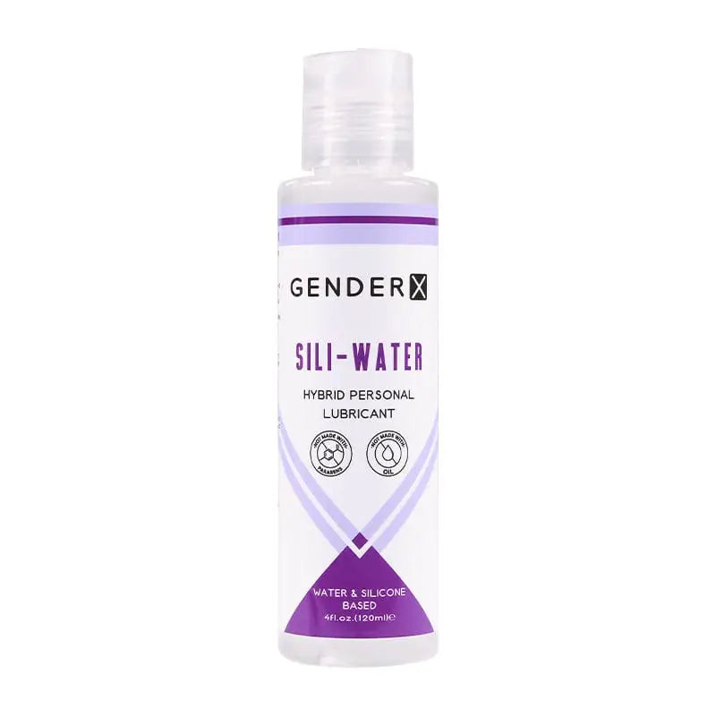 Gender X Lubricants and Toy Cleaners 4 Oz Gender X Sili-Water Hybrid Personal Lubricant 4 oz. at the Haus of Shag