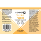 Gender X Lubricants and Toy Cleaners 2 Oz Gender X Tropical Passion Pineapple & Coconut Flavored Water-Based Lubricant 2 oz. at the Haus of Shag