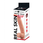 Get Lucky 12’’ Real Skin Series Mega Man - Flesh - Dongs & Dildos