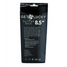 Get Lucky 8.5’’ Real Skin Glitter Dick - Clear - Dongs & Dildos