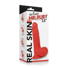 Get Lucky Mr. 7.5’’ Dual Layer Dong - Ruby - Dongs & Dildos