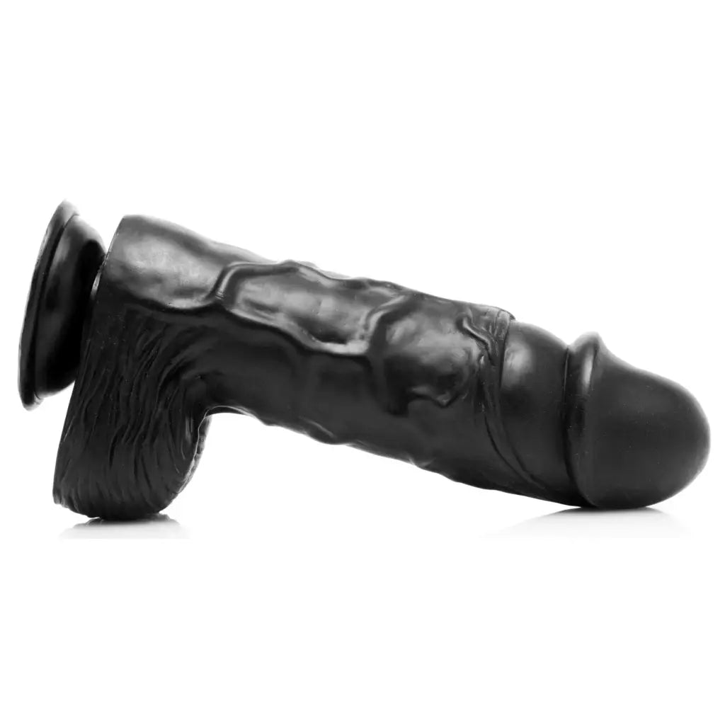 Master Cock Realistic Dildo Giant Black 10.5 Inch Dong at the Haus of Shag