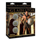 Man in Gladiator Costume with Gladiator Love Doll Sex Toys Box