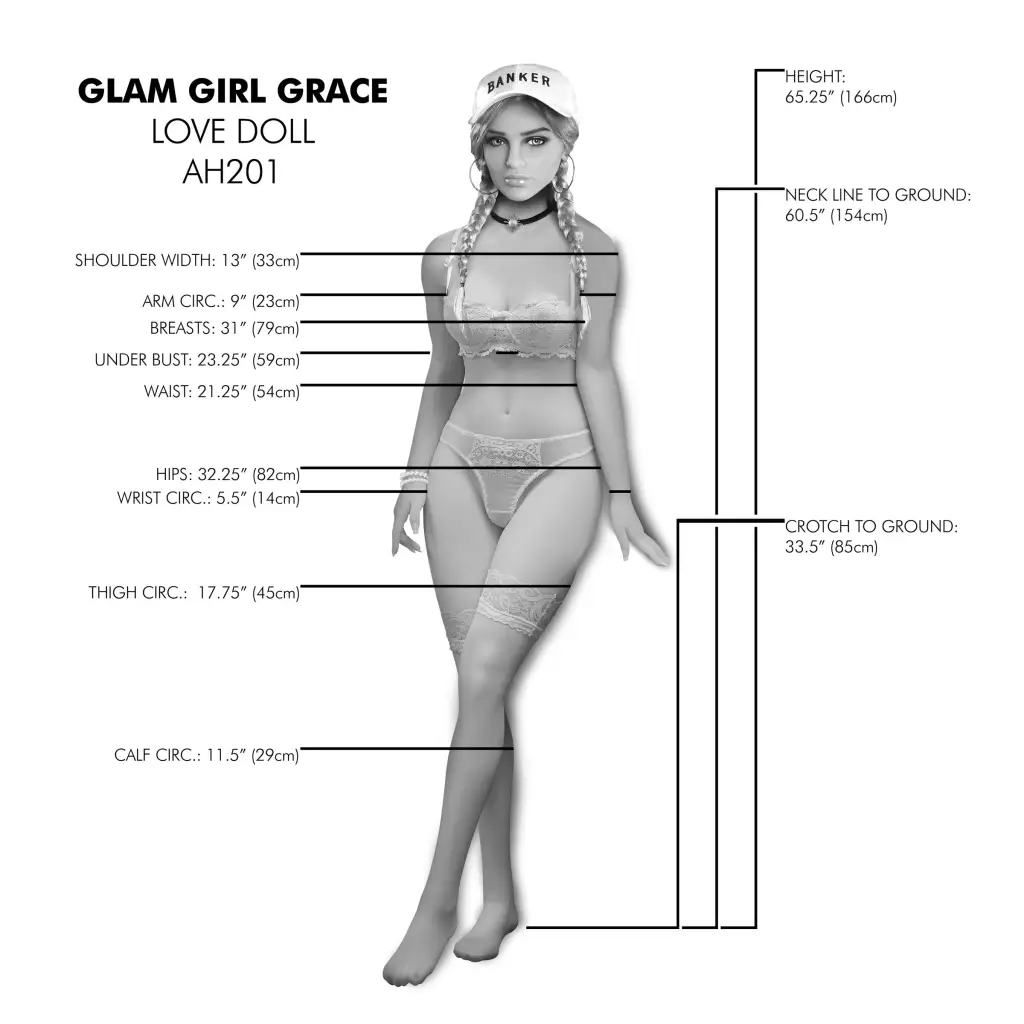 Glam Girl Grace Love Doll - Full Body Doll